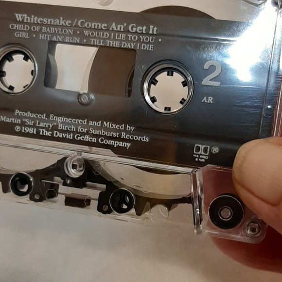 Whitesnake Come An' Get It Cassette Tape Metal Hard Rock 1981 Geffen READ - Picture 7 of 15